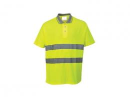 Reflexní oblečení polokošile Cotton Comfort Polo Shirt žlutá
