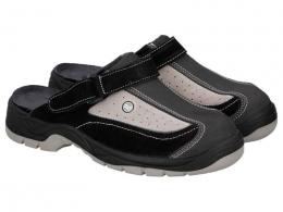 Truckerské sandály šedé s černou velikost 46