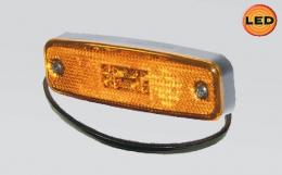 Světlo boční vymezovací LED 12 i 24 V, 123,5 x 38,2 mm