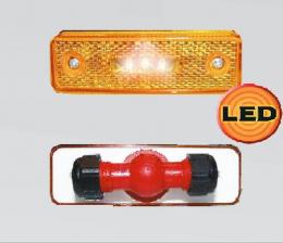 Světlo boční vymezovací LED 24V 95,7 x 30,7 PG jednotka
