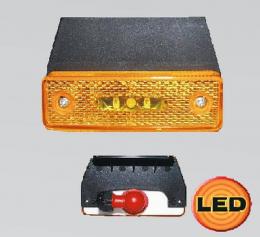 Světlo boční vymezovací LED 12V 95,7 x 30,7 PG s držákem
