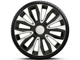 Kryty kol 15" AVALONE SILVER BLACK sada 4 kusy