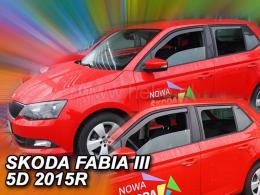 Ofuky Škoda Fabia III, 2014 ->, komplet zadní dlouhý